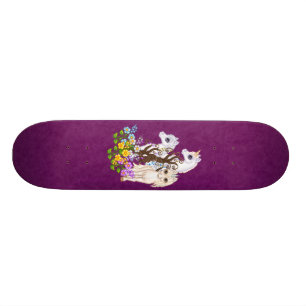 Unicorn Friends Pixel Art Persoonlijk Skateboard