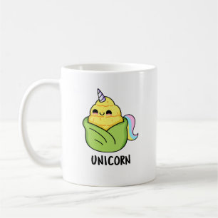 Unicorn Funny Baby Corn Pun Koffiemok