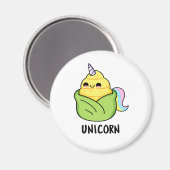 Unicorn Funny Baby Corn Pun Magneet (Voorkant / Achterkant)