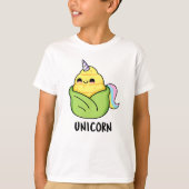 Unicorn Funny Baby Corn Pun T-shirt (Voorkant)