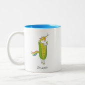 Unicorn Funny Corn Coffee Mok (Links)