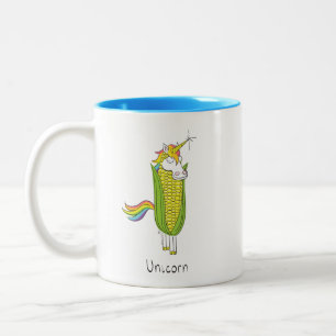 Unicorn Funny Corn Coffee Mok