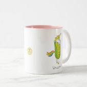 Unicorn Funny Corn Coffee Mok (Voorkant rechts)