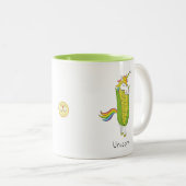 Unicorn Funny Corn Coffee Mok (Voorkant rechts)