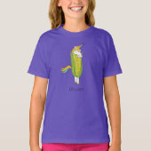 Unicorn Funny Corn Kind's T-Shirt (Voorkant)