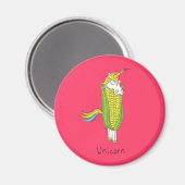 Unicorn Funny Corn Magnet (Voorkant / Achterkant)