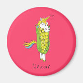 Unicorn Funny Corn Magnet (Voorkant)