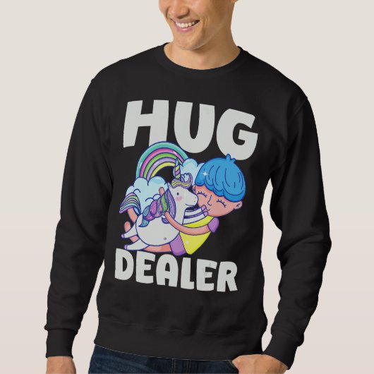 Unicorn Funny Hug Dealer Trui (Voorkant)