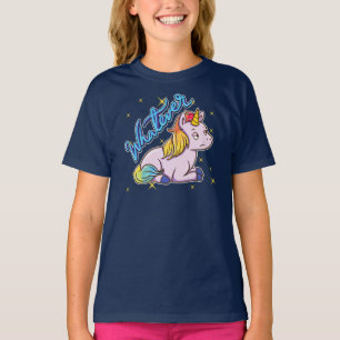 Unicorn Funny met Attitude What Novelty T-shirt