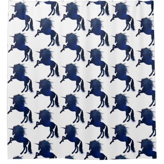 Unicorn Galaxy Douchegordijn (Voorkant)