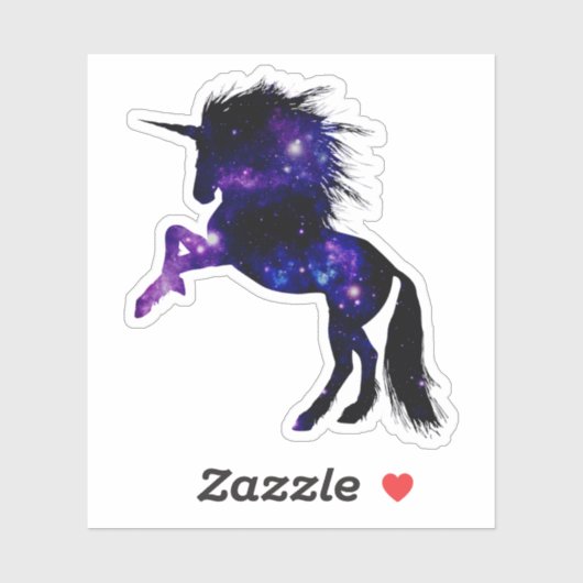 Unicorn Galaxy Sticker (Vel)