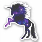 Unicorn Galaxy Sticker (Voorkant)