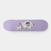 Unicorn Garden Pixel Art Skateboard (Horizontaal)
