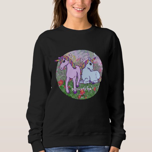 Unicorn Garden Sweatshirt (Voorkant)
