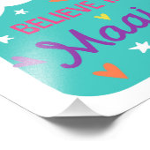 Unicorn gelooft in Magic Print Foto Afdruk (Hoek)