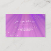 Unicorn gems diamanten sierpaarden visitekaartje (Achterkant)