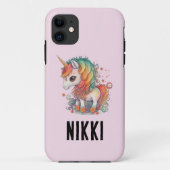 UNICORN GEPERSONALISEERDE IPHONE IPAD CASE (Achterkant)