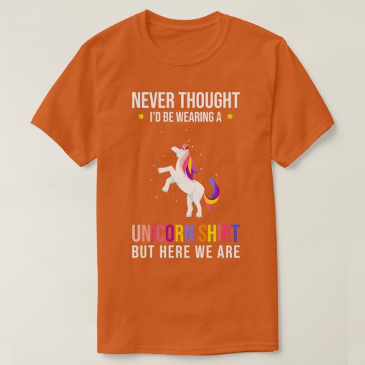 Unicorn Gezegde Funny Unicorn T-shirt (Design voorkant)