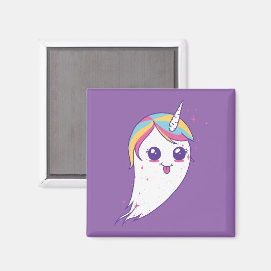 Unicorn Ghost Magneet (Voorkant / Achterkant)