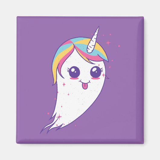 Unicorn Ghost Magneet (Voorkant)