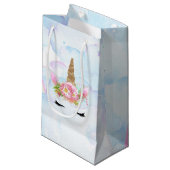 Unicorn Gift Bags Klein Cadeauzakje (Voorkant Gekanteld)