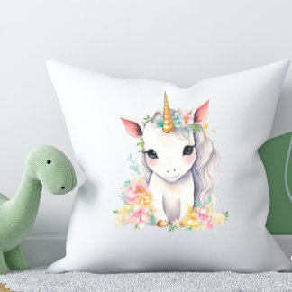 Unicorn Gift for Girls waterverf Kussen