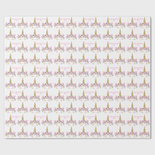 Unicorn Gift wrap Cadeaupapier (Vlak)