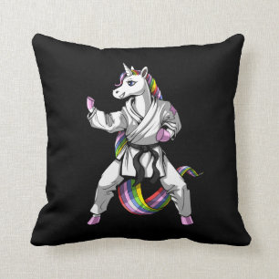 Unicorn Girl Karate Ninja Kussen