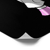 Unicorn Girl Karate Ninja Poster (Hoek)