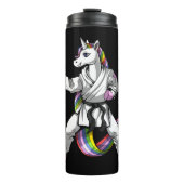 Unicorn Girl Karate Ninja Thermosbeker (Voorkant)