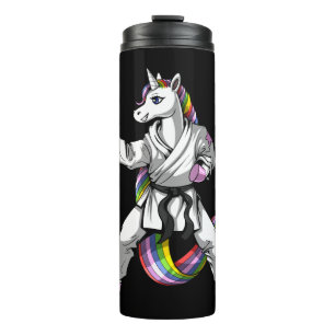Unicorn Girl Karate Ninja Thermosbeker