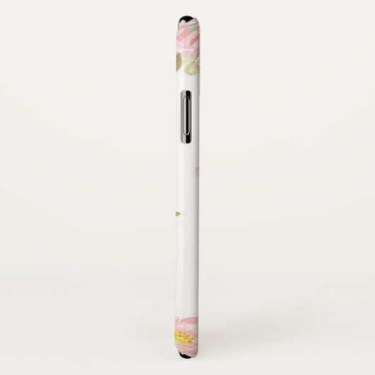 Unicorn Girl Monogram iPhone X Hoesje (Achterkant / rechts)