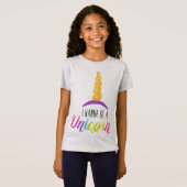 Unicorn Girls' Fine Jersey T-Shirt (Voorkant volledig)