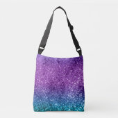 Unicorn Girls Glitter #10 #shiny Crossbody Tas (Voorkant)