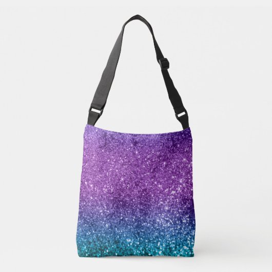 Unicorn Girls Glitter #10 #shiny Crossbody Tas (Voorkant)