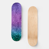 Unicorn Girls Glitter #10 #shiny Persoonlijk Skateboard (Voorkant)