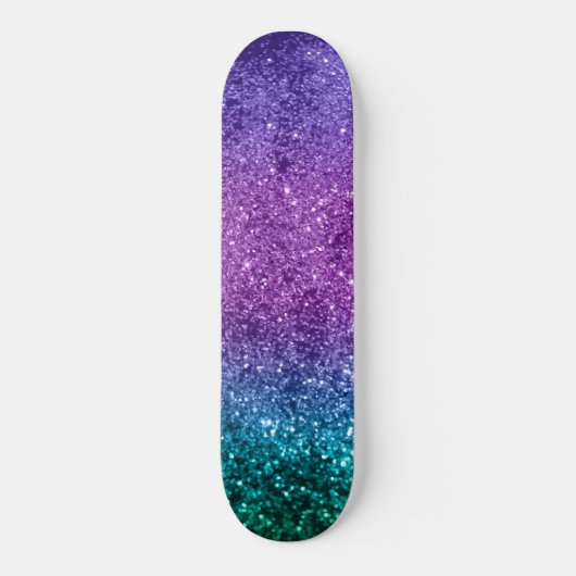 Unicorn Girls Glitter #10 #shiny Persoonlijk Skateboard (Voorkant)