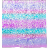 Unicorn Girls Glitter #15 #shiny Douchegordijn (Voorkant)