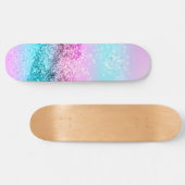 Unicorn Girls Glitter #16 Persoonlijk Skateboard (Horizontaal)