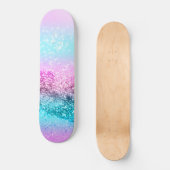 Unicorn Girls Glitter #16 Persoonlijk Skateboard (Voorkant)