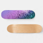 Unicorn Girls Glitter #20 Persoonlijk Skateboard (Horizontaal)