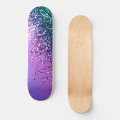 Unicorn Girls Glitter #20 Persoonlijk Skateboard (Voorkant)