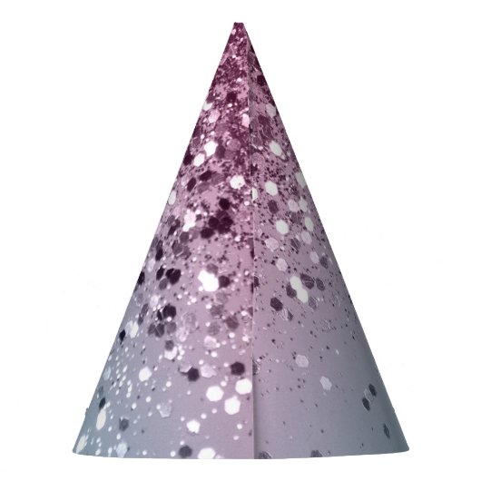 Unicorn Girls Glitter #6 #shiny #pastel Feesthoedjes (Achterkant)