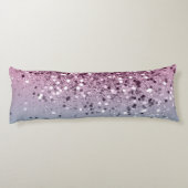 Unicorn Girls Glitter #6 #shiny #pastel Lichaamskussen (Achterkant)