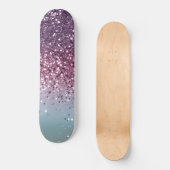 Unicorn Girls Glitter #6 #shiny #pastel Persoonlijk Skateboard (Voorkant)