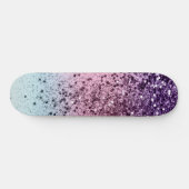 Unicorn Girls Glitter #6c (Faux Glitter) #shiny Persoonlijk Skateboard (Horizontaal)