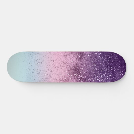 Unicorn Girls Glitter #6d (Faux Glitter) #shiny Persoonlijk Skateboard (Horizontaal)