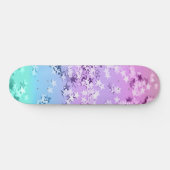 Unicorn Girls Glitter Stars #1 #shiny Persoonlijk Skateboard (Horizontaal)