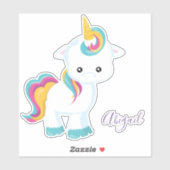 Unicorn girly sticker (Vel)
