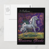 Unicorn Glade Briefkaart (Voorkant / Achterkant)